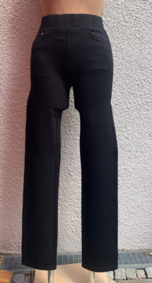 FARFALLA ROSSO  DAMEN Stretch Skinny Schlupf 5 Pocket Slim Hose schwarz Gr. S