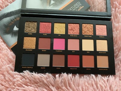 HUDA Beauty ROSE GOLD Edition Textured Eye Shadow Palette 18Colors