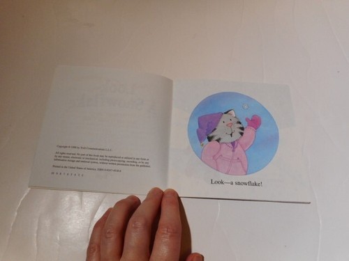 Vintage Look, A Snowflake: Troll First-Start Science Paperback & Cassette New! - Picture 4 of 13