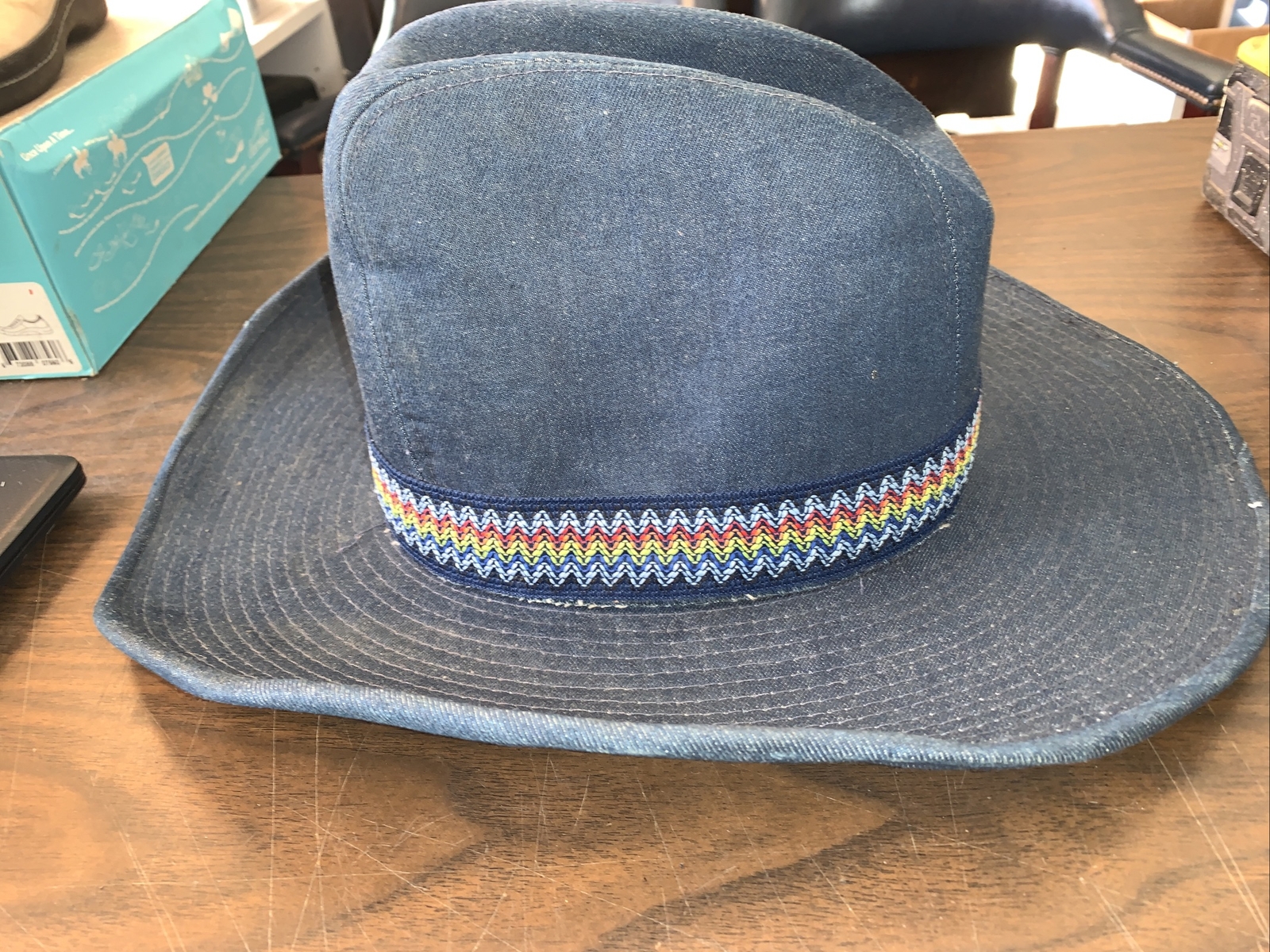 Denim Western Blue Jean Cowboy Hat 