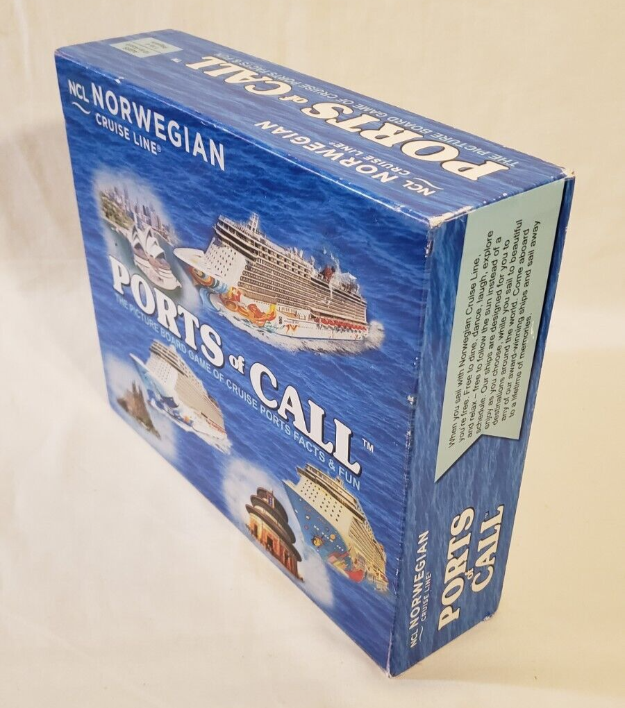 ncl-norwegian-cruise-line-ports-of-call-picture-board-game-for-sale