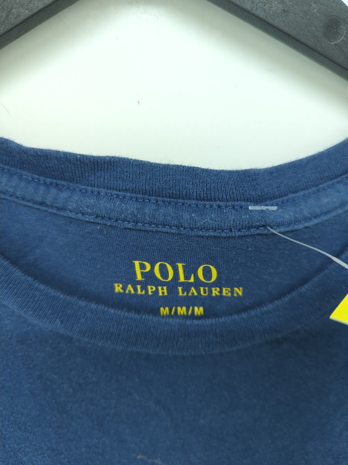 ALTRA T shirt uomo Ralph Lauren M blu 100% altro basic