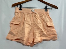 Wonder Nation Girls Pull-On Shorts Side pockets Linen Apricot U pick size