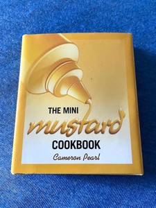 NOS HC DJ Running Press TINY BOOK: Mini MUSTARD COOKBOOK /30 recipes