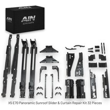 F�r BMW X5 E70 2007-2013 Panorama Schiebedach Schieber & Vorhang Reparatursat...