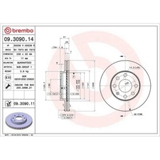 Disque de frein Daewoo LANOS