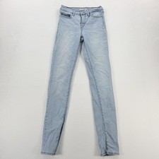 Levi's 311 Shaping Skinny Jeans Womens 28x34 Blue Stretch Denim Light Wash