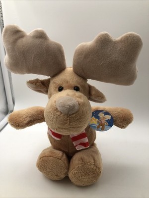 Ferrero Kinder Elch Elmo Plüsch Kinderschokolade Weihnachten Neu mit Etikett TOP