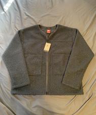 Nike Tech High-Pile Fleece Jacket Charcoal Grey FZ0732-060 Men  s Size XL NWT