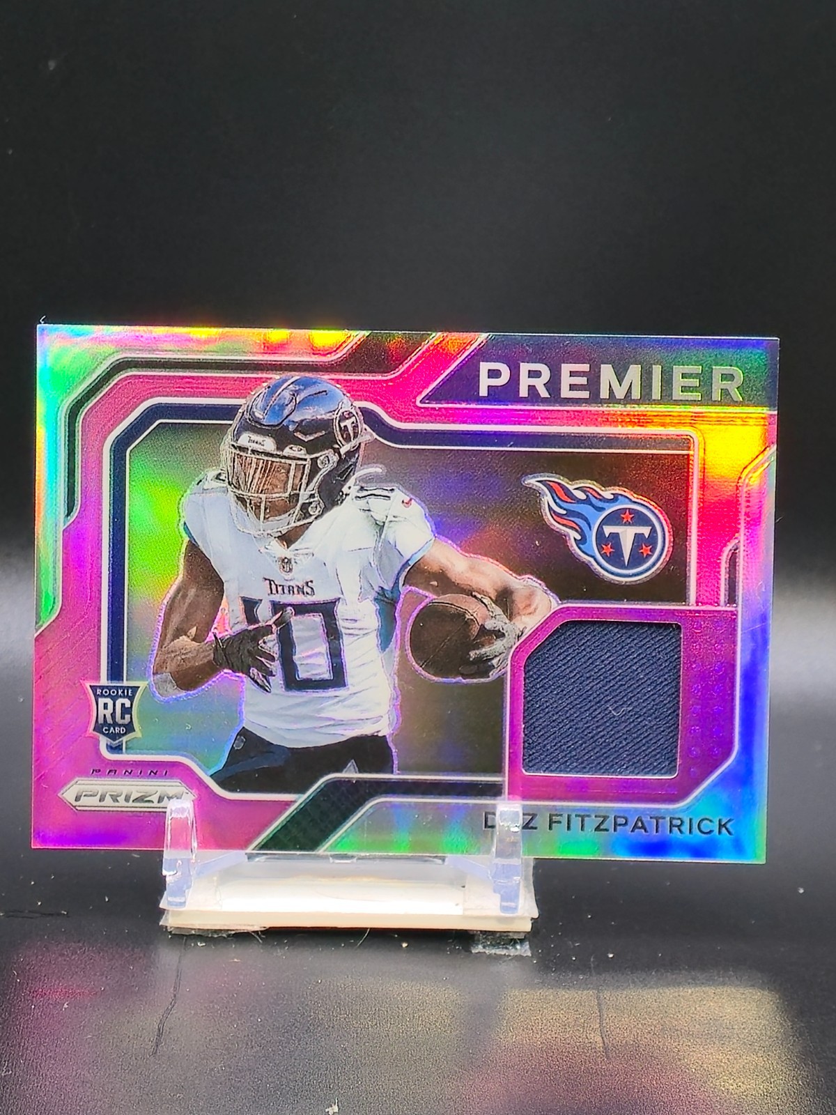 Dez Fitzpatrick Panini Prizm Premier Jersey #PJ25 Pink