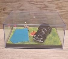 RENAULT 4CV Noir LA CORNICHE D OR LE CAMPING ALTAYA N7 Route Bleu 1:43