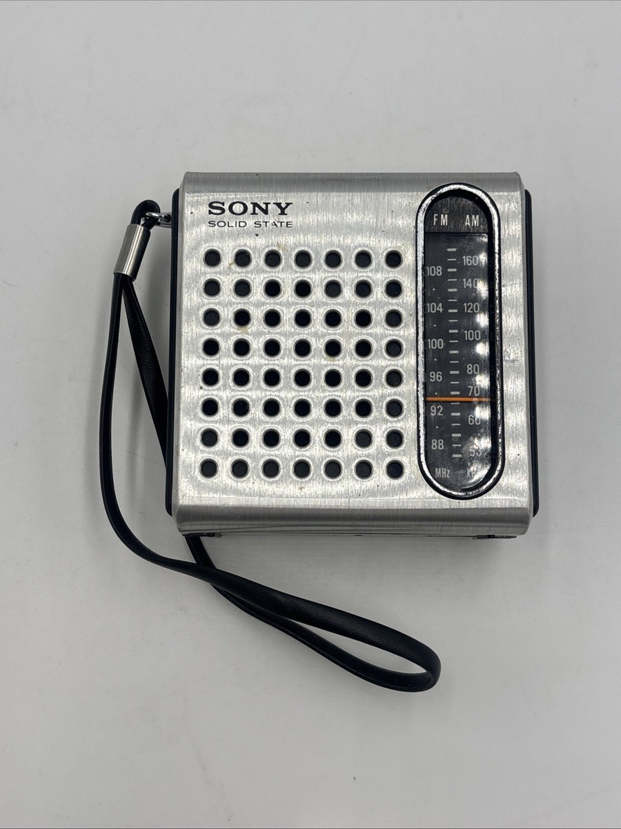 SONY TMR-3 FM TRANSMITTER 本体　レトロ Vintage Sony Solid State 9 Transistor Radio 1970's Model TFM-3750W