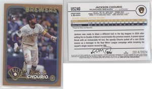 2024 Topps Update Gold /2024 Jackson Chourio #US240 Rookie RC