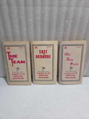 #ad 1969 Black Knight Classics Of The Homosexual Underground Gay Erotic Porn Pulps $119.97