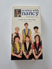 Vintage Sewing With Nancy VHS Create Your Own Vest 30 Minutes