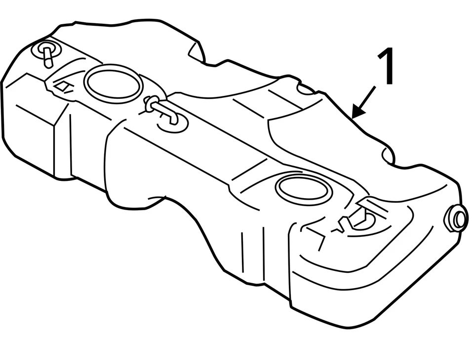 Fuel Tank Convertible 2 Passenger Fits 07-15 MINI COOPER 834999 — 第 3/4 张图片