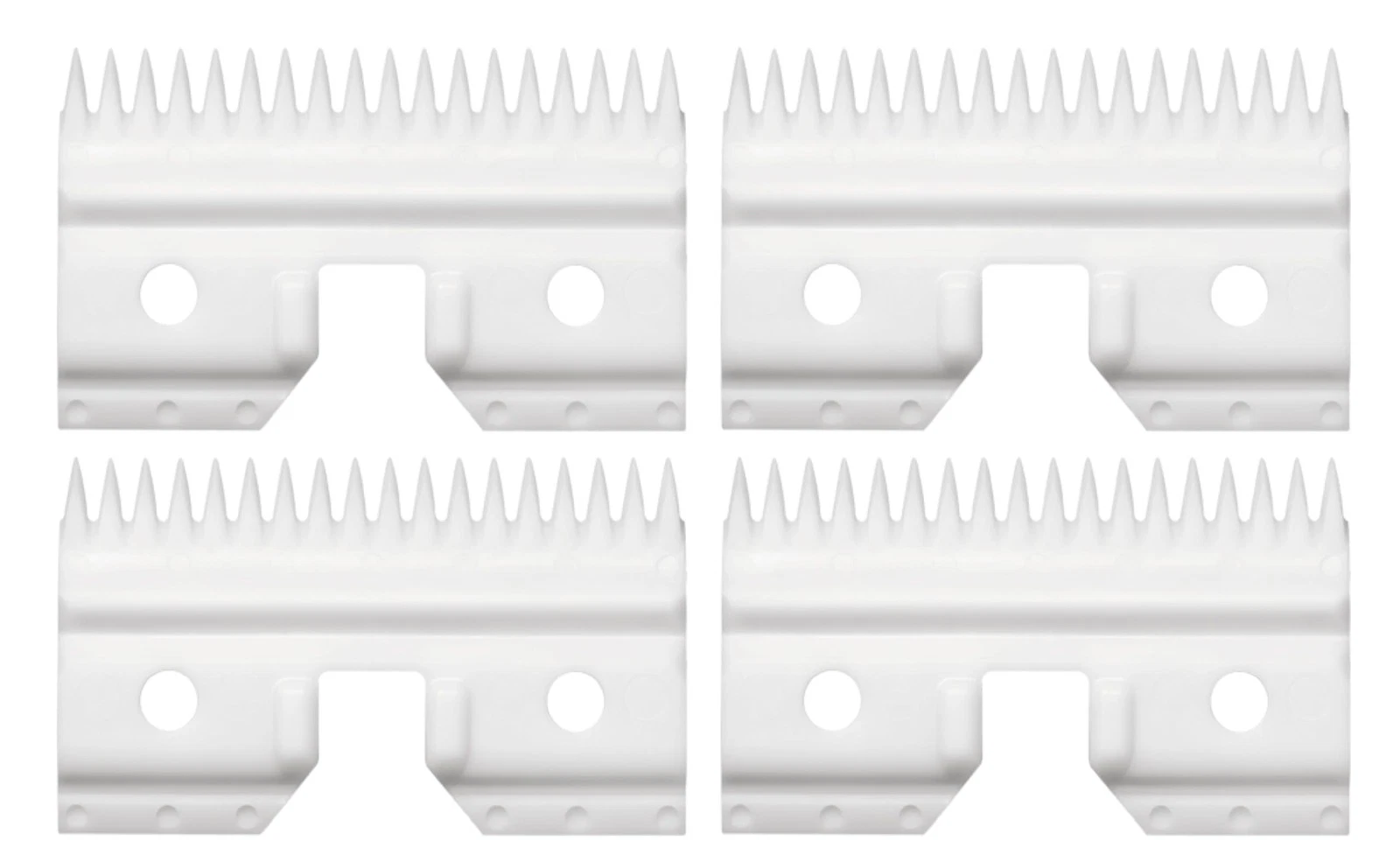 XCEL Ceramic Replacement Cutter Blade for Detachable Pet 4 Pack, White