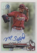 2017 Bowman Chrome Prospect Refractor 12/499 Magneuris Sierra #CPA-MS Auto 00bo