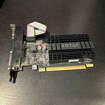 ZOTAC NVIDIA GeForce GT 710 1GB DDR3 SFF PCIe x16 DVI-D HDMI Heatsink