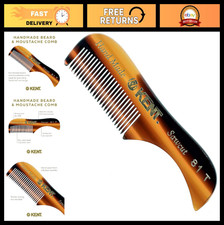 X-Small Beard Mustache Pocket Comb - Fine Toothed for Grooming Styling, Hand