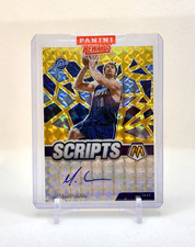 MEHMET OKUR GOLD MOSAIC AUTO — 2020-21 Panini Mosaic Scripts #SC-MOK Utah Jazz