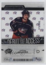 2023 Upper Deck Credentials Debut Ticket Access Acetate 76/149 Samuel Knazko 9b9