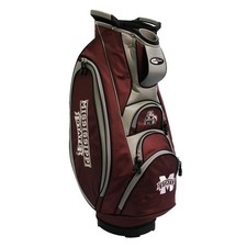 Team Golf NCAA Mississippi State Bulldogs Victory Golf Cart Bag, 10-way Top w...