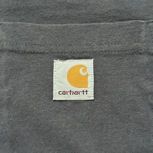 Camicia uomo Carhartt manica corta tasca frontale taglia XL alta vestibilità originale blu navy - Foto 5 di 7