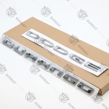 Set of 2 Raised Rear Tailgate Letters Emblem for 2014-2023 Durango –Gloss Chrome