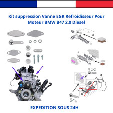 Kit suppression refroidisseur et de l'EGR pour BMW B47 2.0 D F20 F21 F22 Mini...