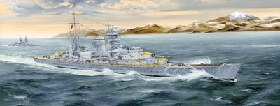Trumpeter 05346 GERMAN HEAVY CRUISER BLUCHER 1:350 Modellbausatz