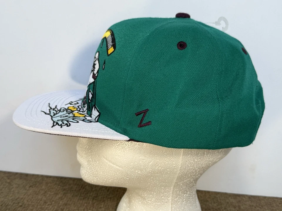 Zephyr Hat NHL Anaheim Ducks RARE "Mighty" Flat Bill SnapBack Clean In/out - Image 2 of 4