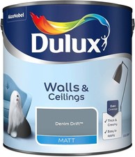 Dulux Emulsion Paint Matt or Silk All Colours 2.5L Walls & Ceiling