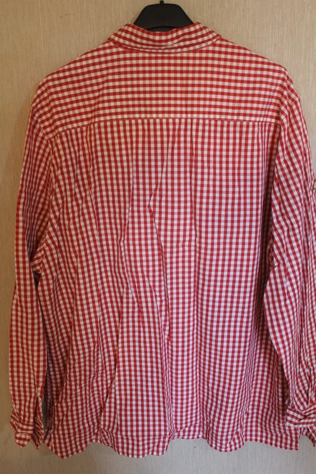 OS Trachten Trachtenbluse/Karobluse Gr. 48 Landhaus Oktoberfest Bayern schön Top - Bild 3 von 3