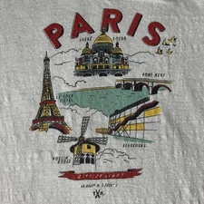 Isabel Marant Linen Paris Souvenir Tee XL