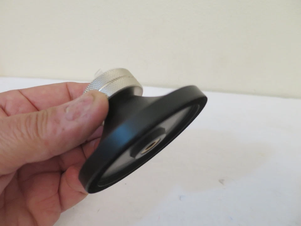 Vintage RX Record Doctor Vinyl Record Center Turntable Weight Holder - Image 2 of 4