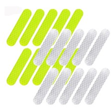10x Motorcycle Helmet Reflective Stickers Reflective Tape Decal For Helmets Bike