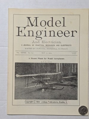 1984 - Model Engineer and Electrician Journal - May 22, 1913 (Reprint)