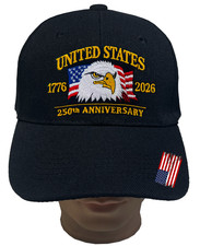UNITED STATES 250th Anniversary 1776-2026 Adjustable Cap Baseball Hat LOT 1-12pc