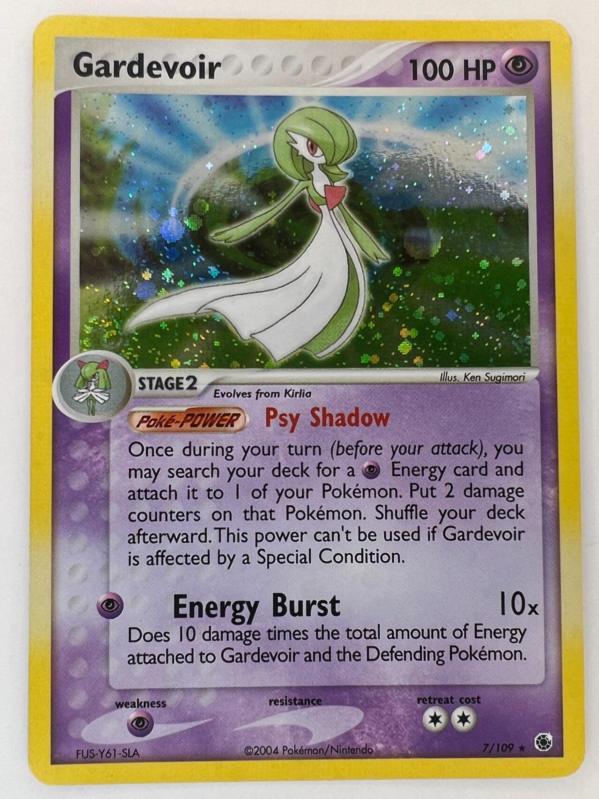 Pokemon Gardevoir 7/109 - Rare Holo - Ruby & Sapphire - English - NM