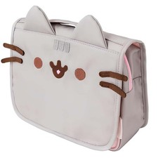 Image of Pusheen Foodie Collection Foldable Toiletry Bag with 5 Compartments, Light grey