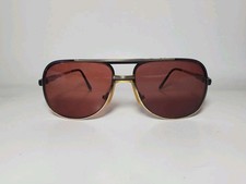 Vintage Marchon Marcolin Sunglasses Eyeglasses Aviator Gunmetal 55 15 135