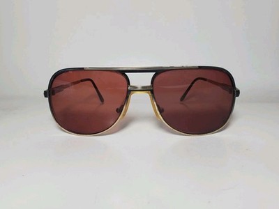 Vintage Marchon Marcolin Sunglasses Eyeglasses Aviator Gunmetal 55   15 135