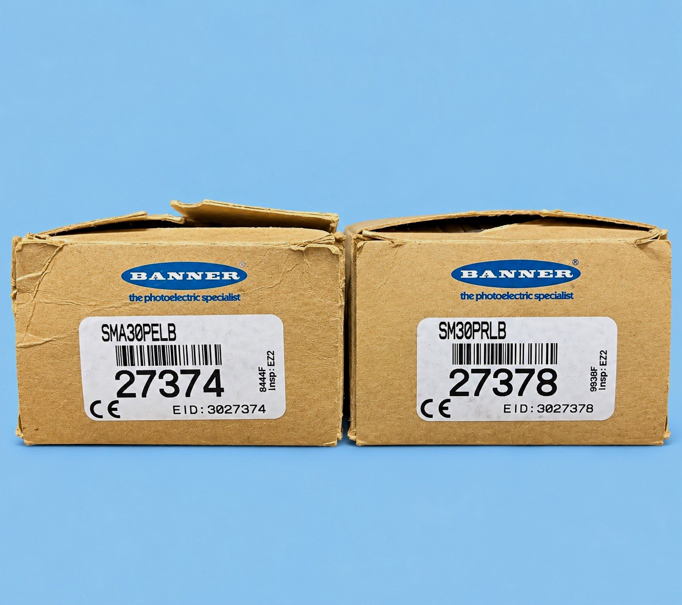 Banner SMA30PELB & Banner SM30PRLB Photoelectric Sensors