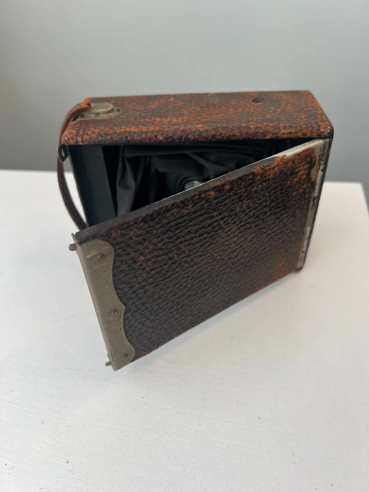 Cámara fotográfica Kodak Nº1 Premo, formato 31/4 x 41/4, c.1910s, caja plegable Foto 2 de 4