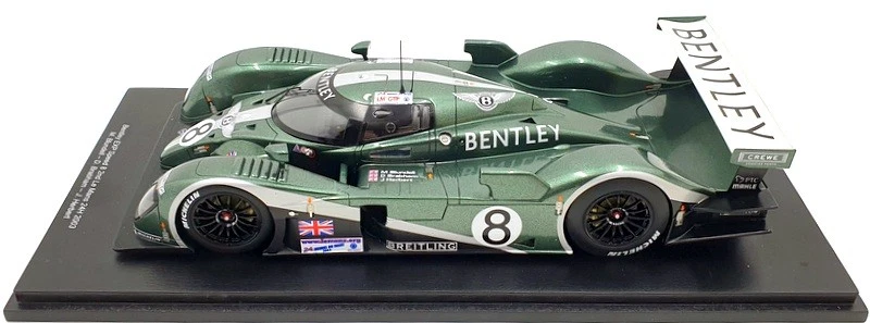 Spark escala 1/18 18S837 - Bentley EXP velocidad 8 Le Mans 24H 2003 #8 Blundell Foto 3 de 4