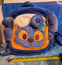 Disney Parks Munchlings Stitch Blueberry Loaf Mini Backpack Pre Owned