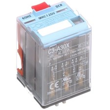 1pc TURCK C3-A30X/120VAC General Purpose Relay, 3PDT, 10A, 120VAC, 11-Pin O