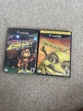 Nintendo GameCube Shrek 2 Players Choice + Zapper One Wicked Cricket CIB Lot
