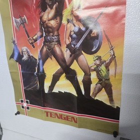 Gauntlet - Poster Only - Nintendo NES - Foldable Promo Insert - New - Vintage 